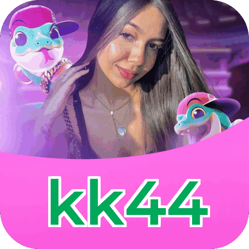 Interface do aplicativo kk44 mostrando jogos disponíveis no iOS e Android